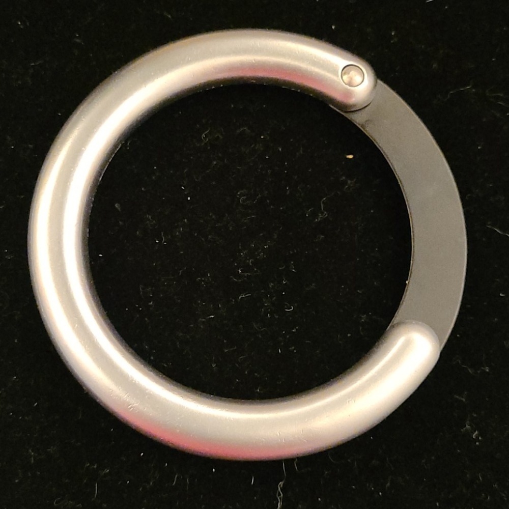 Lacoste Silver and Gunmetal Bangle - Picture 4 of 9